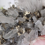  Pyrite on Quartz Crystals | Natural Raw Mineral | 90.6 Grams 6