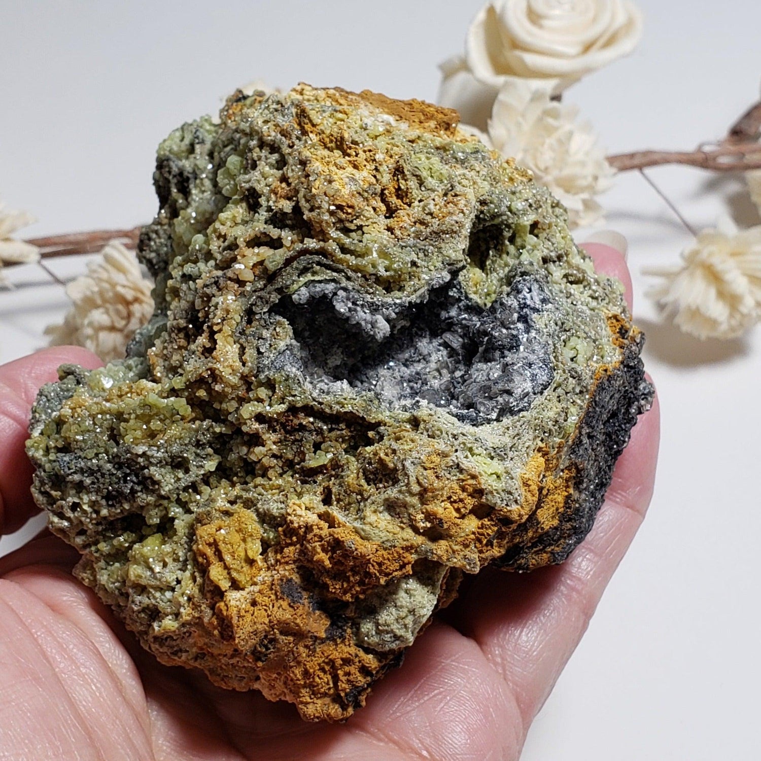  Pyromorphite Crystal Cluster | 769 Grams | Córdoba, Spain 1