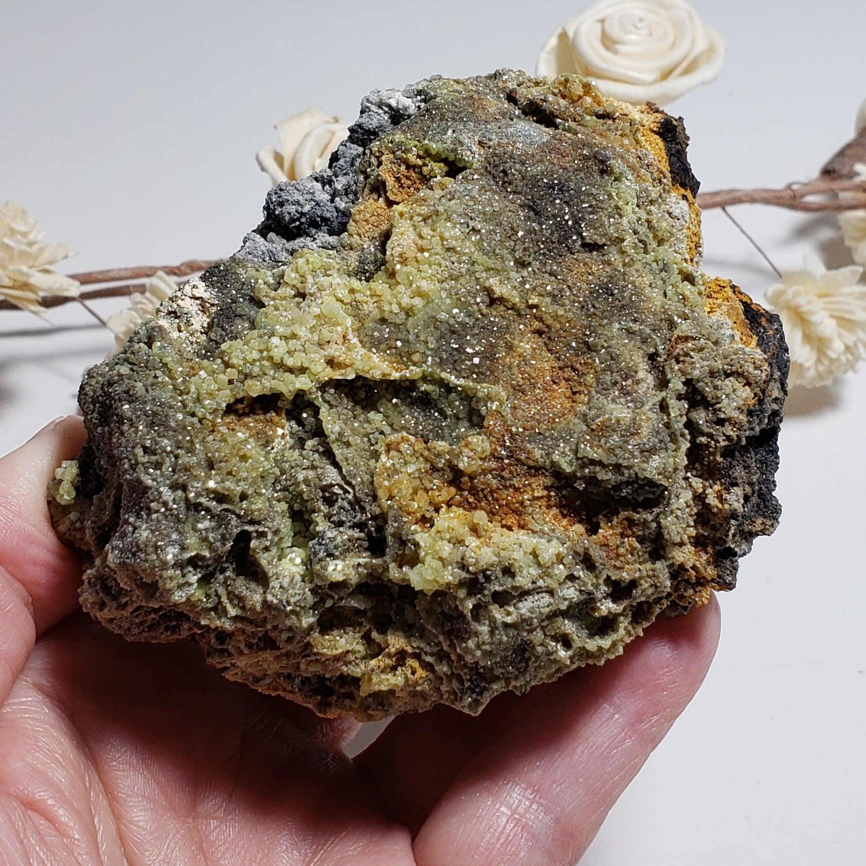  Pyromorphite Crystal Cluster | 769 Grams | Córdoba, Spain 8