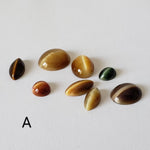  Quartz Cats Eye | Natural | Cabochon | Mixed Size Lots | Untreated | Brazil | SO24 1