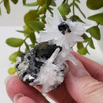  Quartz, Chalcopyrite, Sphalerite Crystal Cluster | 60.2 grams | Huaron, Peru | SO24 1