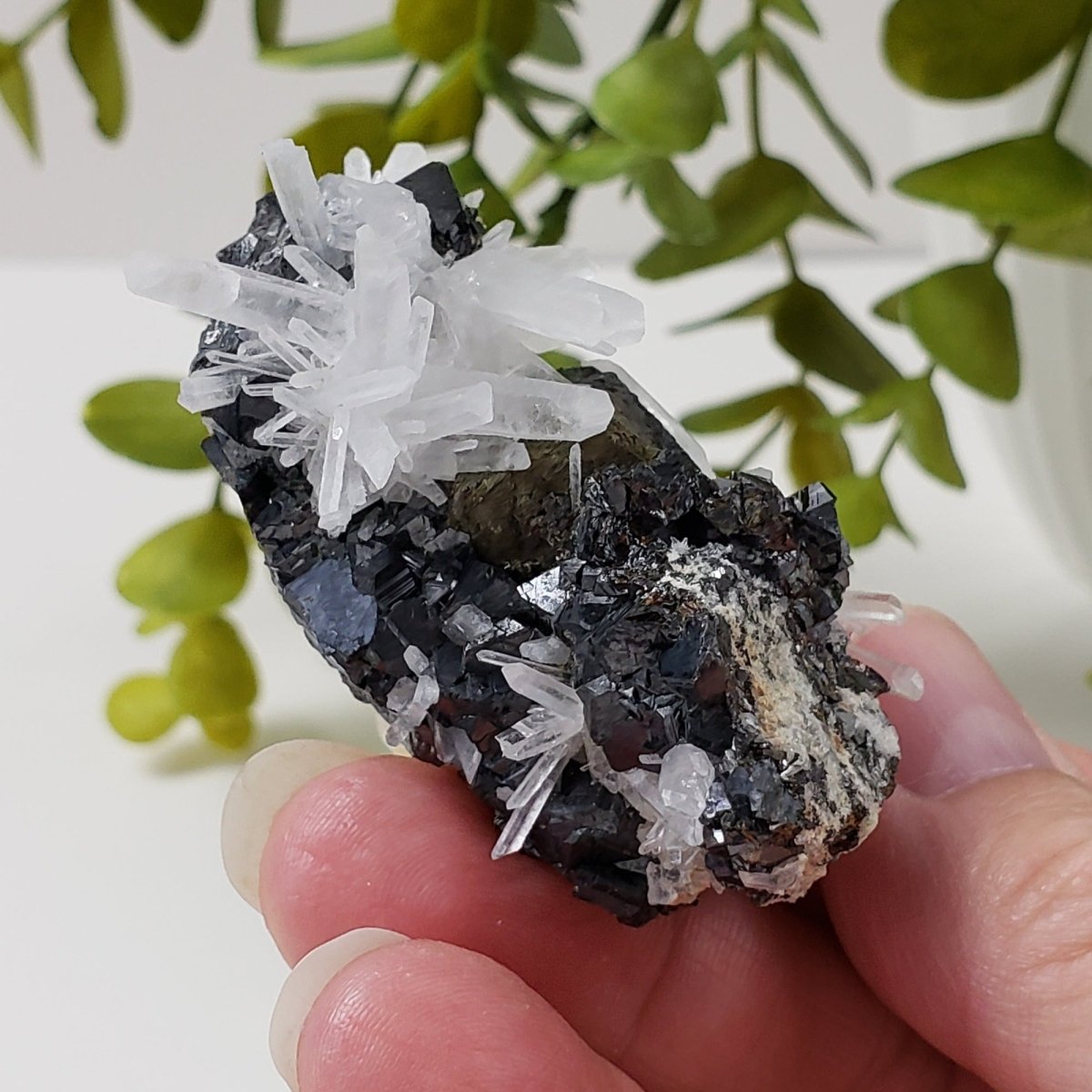  Quartz, Chalcopyrite, Sphalerite Crystal Cluster | 60.2 grams | Huaron, Peru | SO24 3