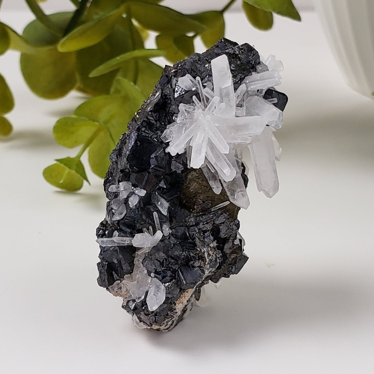  Quartz, Chalcopyrite, Sphalerite Crystal Cluster | 60.2 grams | Huaron, Peru | SO24 6