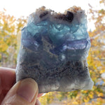  Rainbow Fluorite Slab | Double Sided | Self Standing | 150 grams | Mexico | SO24 5