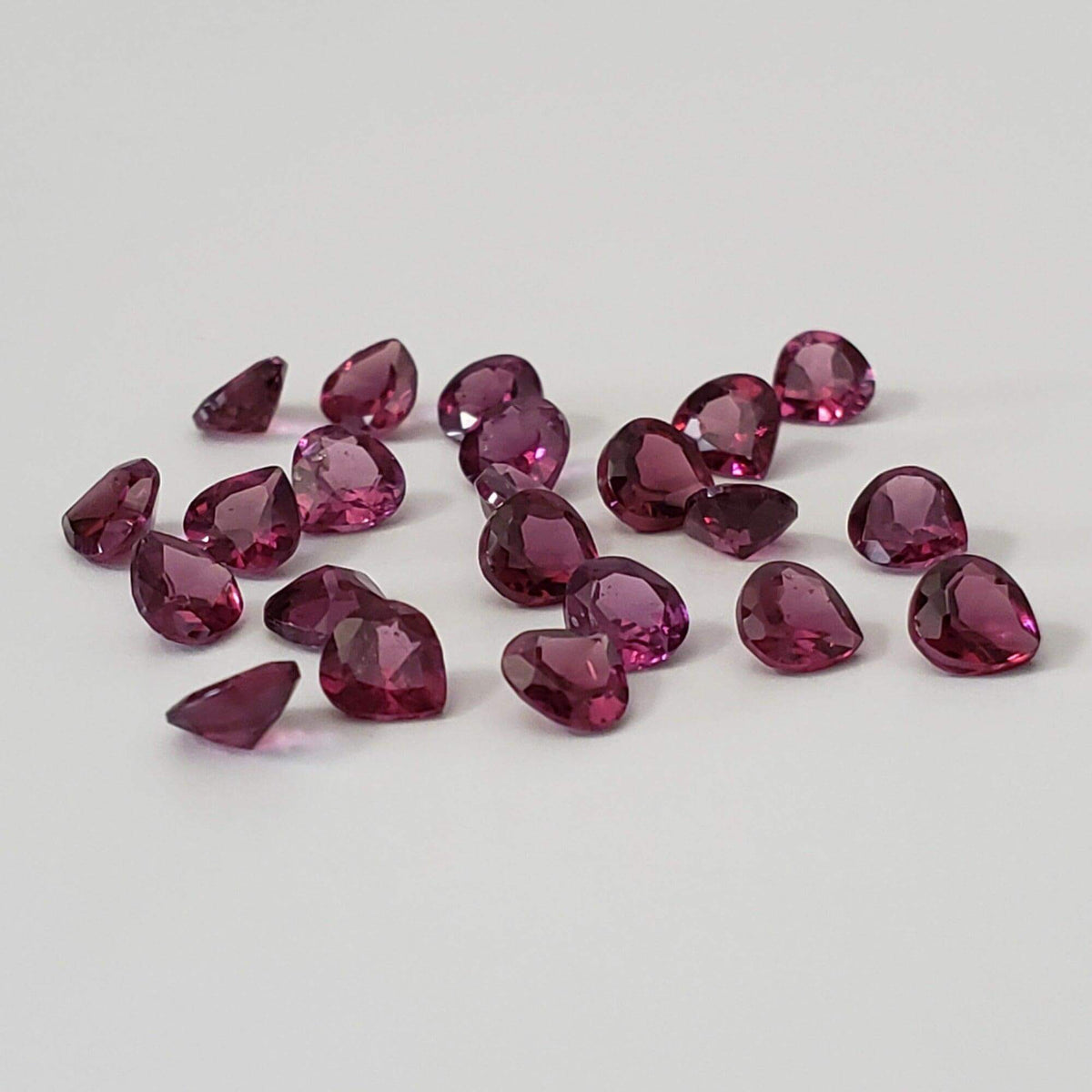  Rhodolite Garnet | Untreated Garnet | Pear Shape Cut | Reddish Purple | 4mm 2