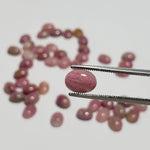 Rhodonite | Oval Cabochon | Pink | 8x6mm 