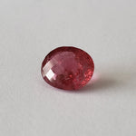  Rubellite | Checkerboard Oval Cut | 12x10mm | SO24 2