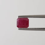  Ruby | Octagon Cut | Pigeon Blood Red | 6x5mm 1.01ct | Madagascar 