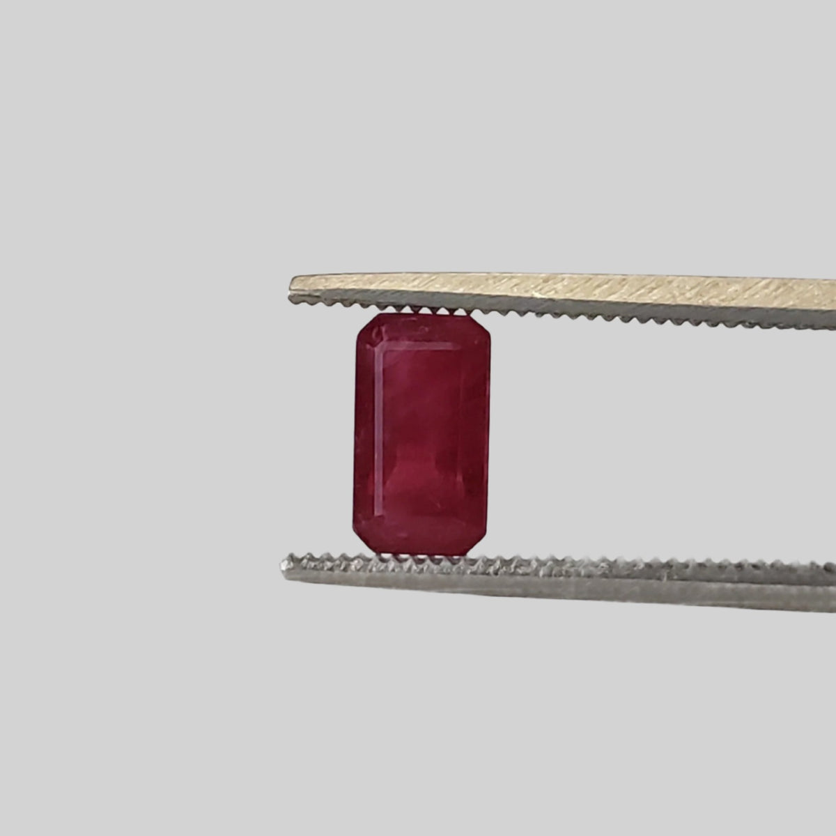  Ruby | Octagon Cut | Pigeon Blood Red | 7.3x4mm 1.3ct |  Myanmar 