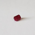  Ruby | Octagon Cut | Pigeon Blood Red | 7.3x4mm 1.3ct |  Myanmar 3