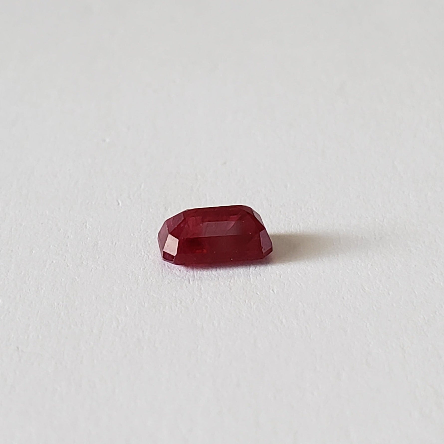  Ruby | Octagon Cut | Pigeon Blood Red | 7.3x4mm 1.3ct |  Myanmar 5