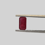  Ruby | Octagon Cut | Pigeon Blood Red | 7.3x4mm 1.3ct |  Myanmar 
