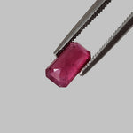  Ruby | Octagon Cut | Pigeon Blood Red | 7.5x4.5mm 1.05ct |  Madagascar 1