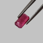  Ruby | Octagon Cut | Pigeon Blood Red | 7.5x4.5mm 1.05ct |  Madagascar 1