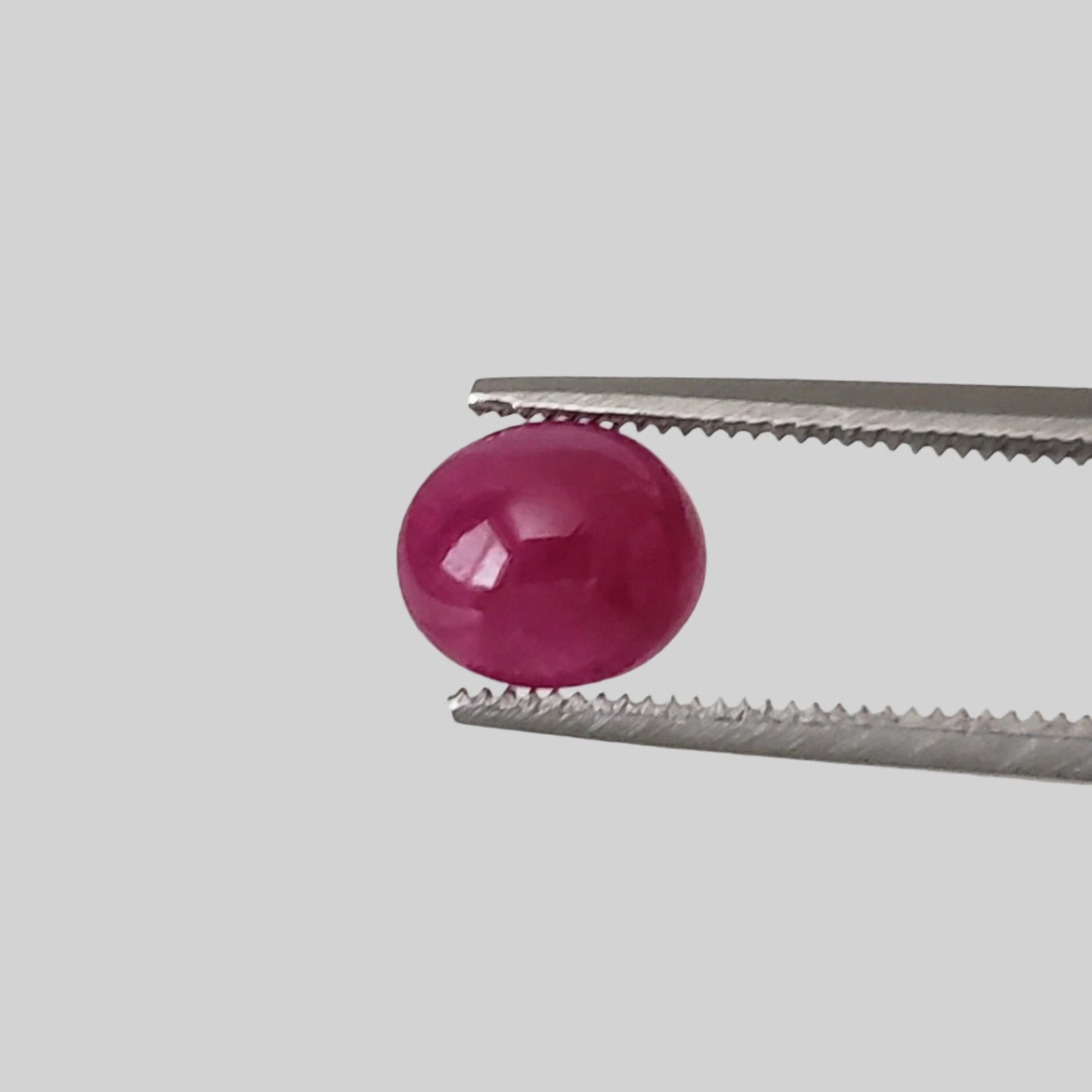  Ruby | Oval Cabochon | Pigeon Blood Red | 7x6mm 1.56ct | Myanmar 1