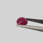  Ruby | Oval Cabochon | Pigeon Blood Red | 7x6mm 1.56ct | Myanmar 2