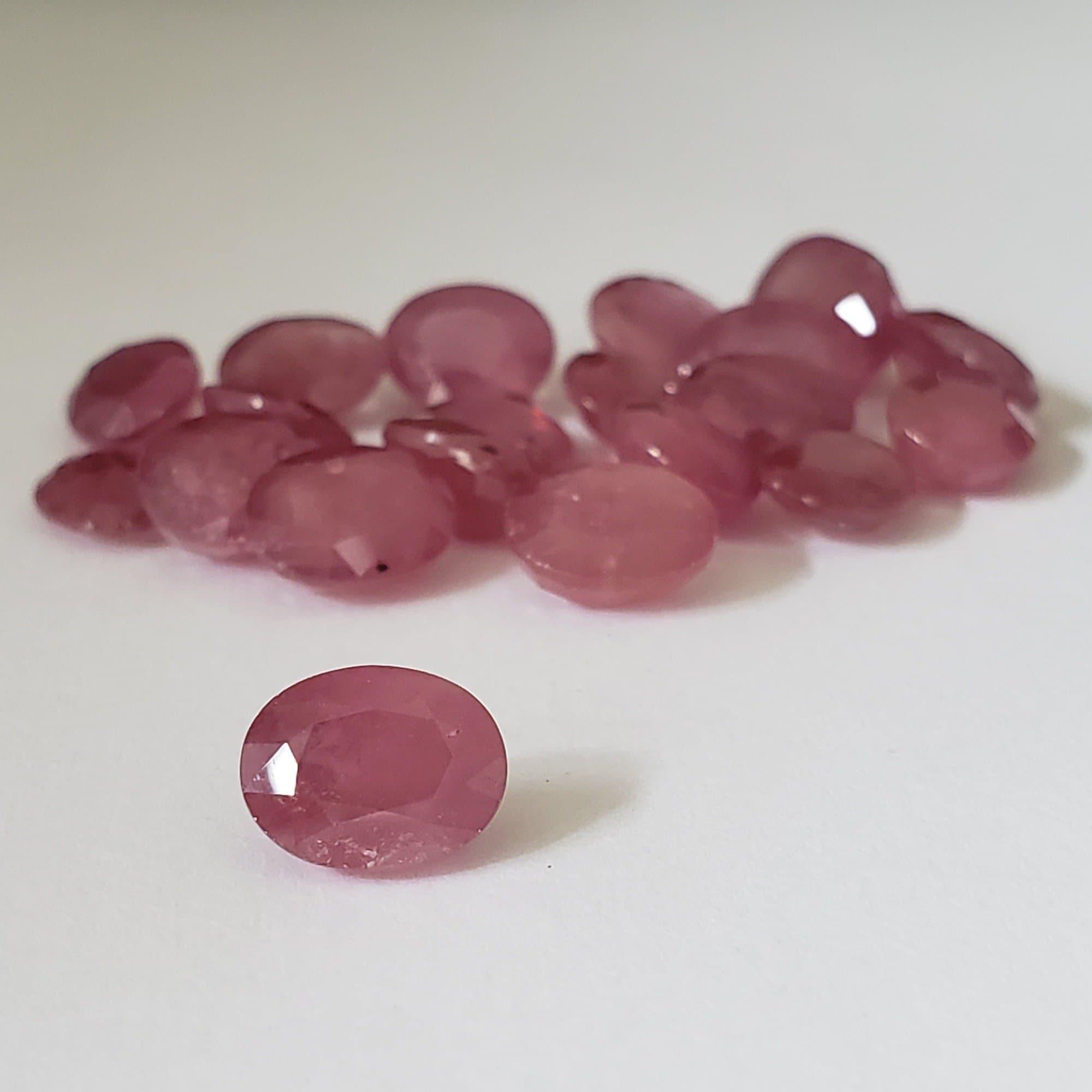 Ruby | Oval Cut | Light Red | 9x7mm | Madagascar