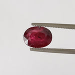  Ruby | Oval Cut | Pigeon Blood Red | 9x6.5mm 1.67ct | Madagascar | SO24 