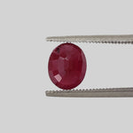  Ruby | Oval Cut | Top Pigeon Blood Red | 7.5x6.3mm 1.85ct | Myanmar | SO24 1