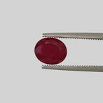  Ruby | Oval Cut | Top Pigeon Blood Red | 7.5x6.3mm 1.85ct | Myanmar | SO24 2