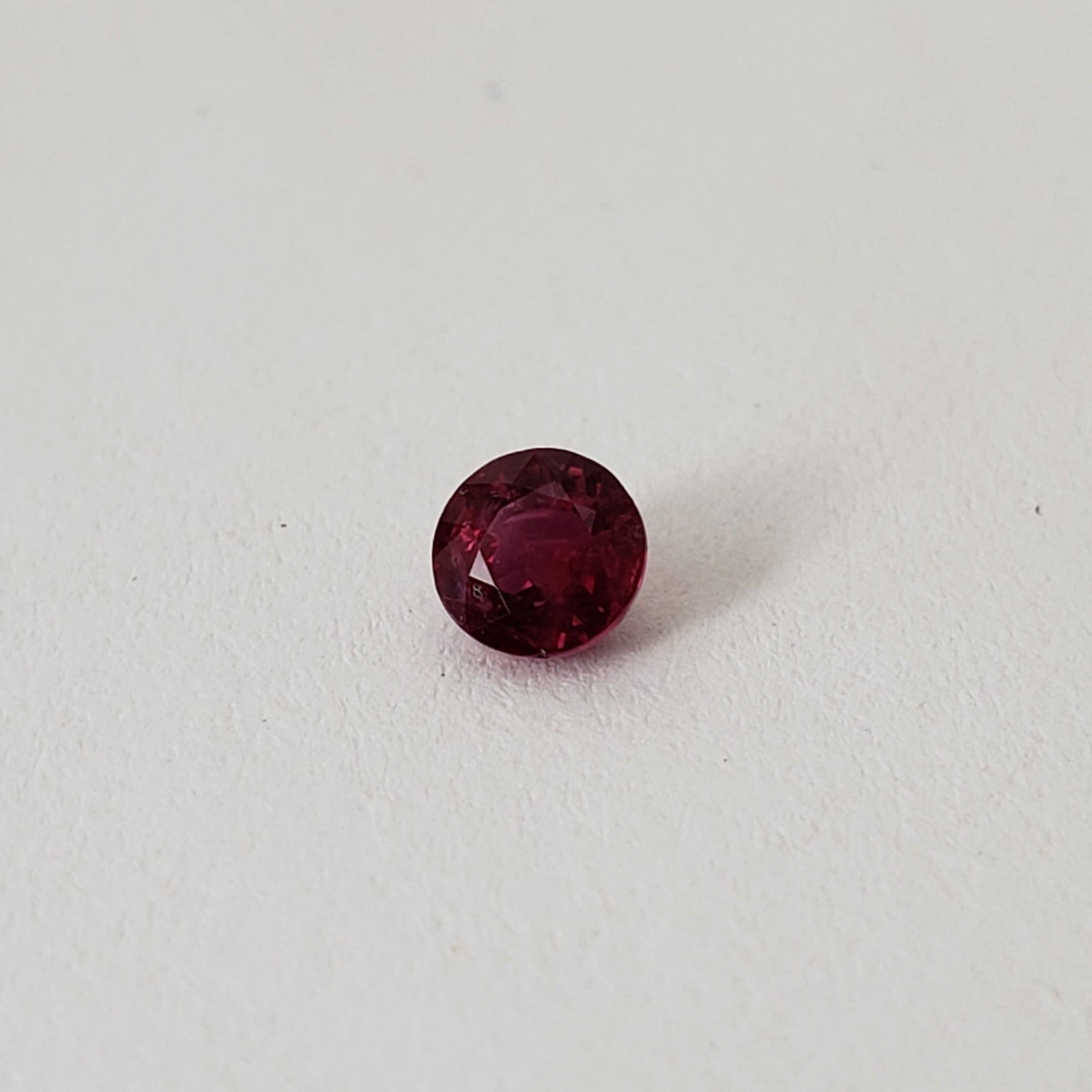  Ruby | Round Cut | Red | 4.5mm 0.45ct | Madagascar 7