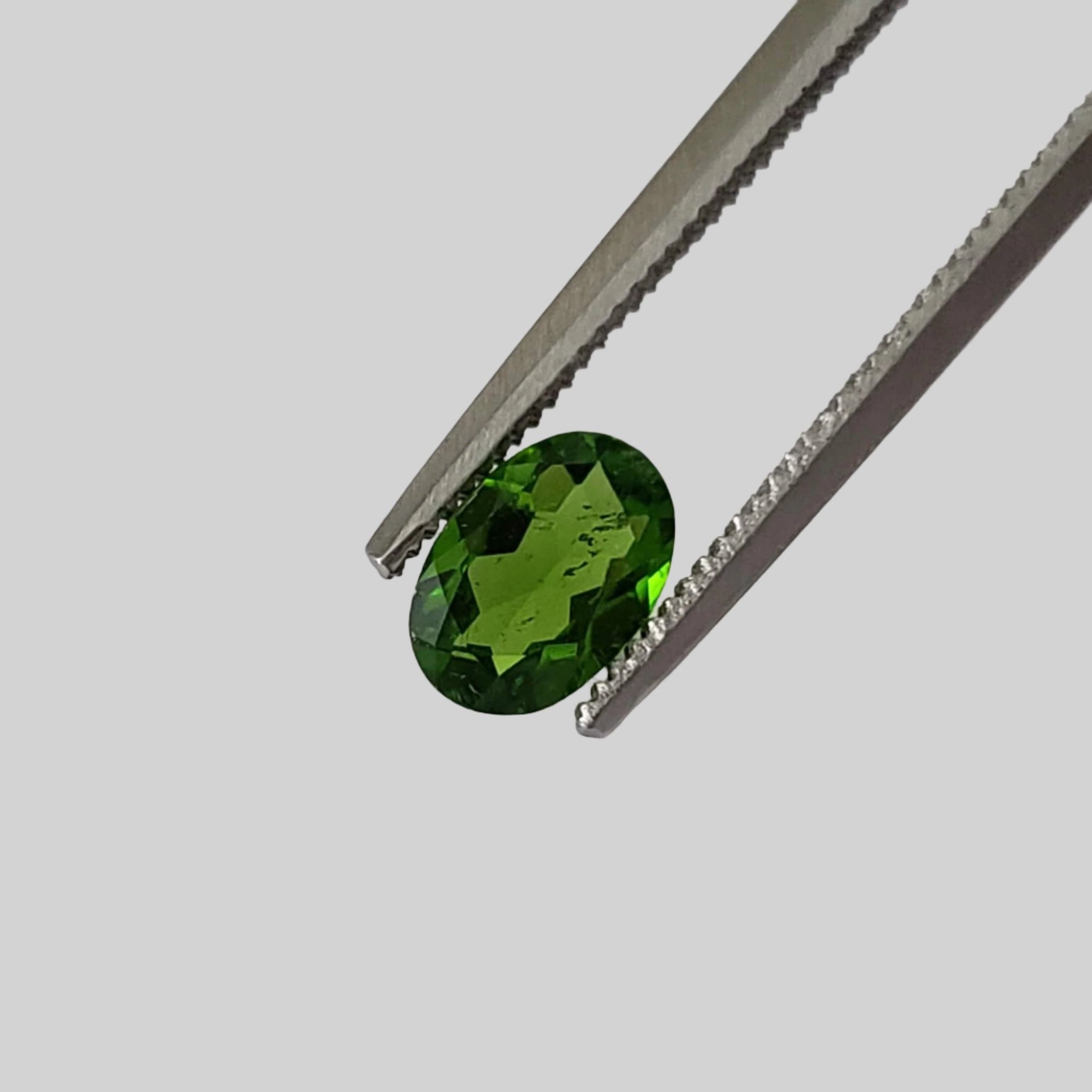  Russian Diopside | Oval Cut | Green | 6x4mm 