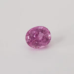  Rutile Sapphire | Oval Cut | Bright Pink | 8x6.5mm 