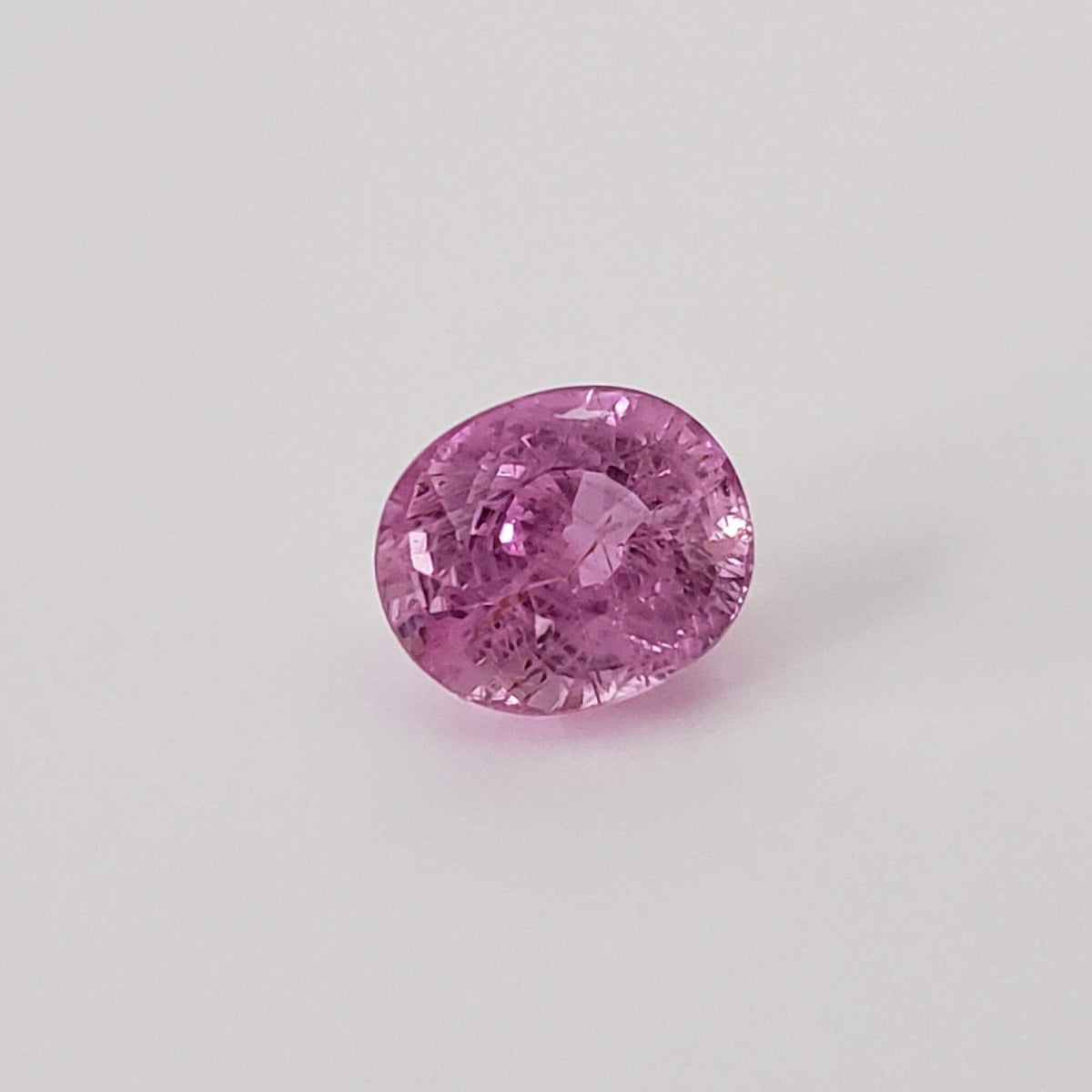  Rutile Sapphire | Oval Cut | Bright Pink | 8x6.5mm 