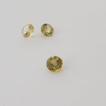  Sapphire | 3 Piece Sapphire Parcel | Round Cut | Canary Yellow | 3.6mm .60tcw | SO24 3