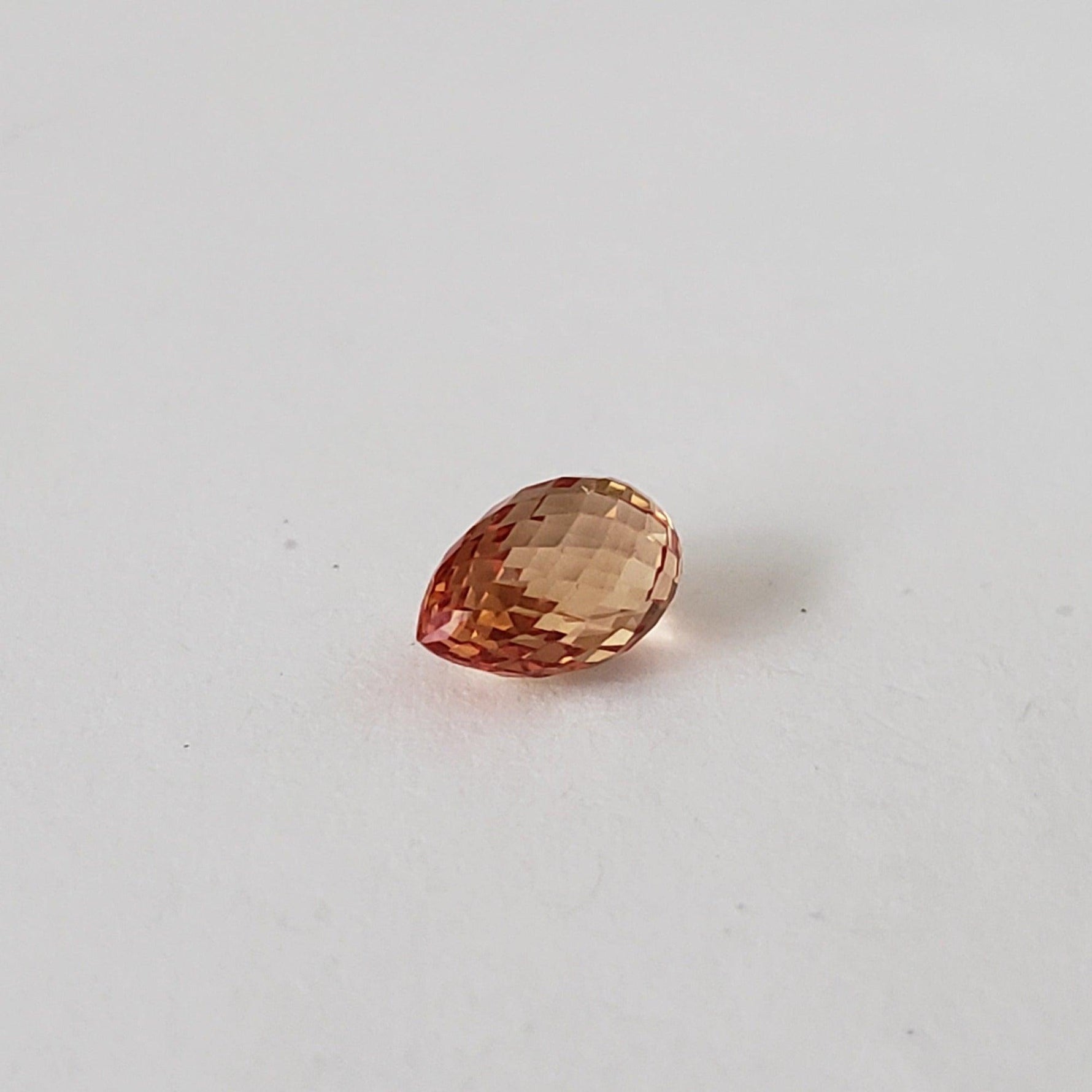  Sapphire | Briolette | Golden | 6.2x4mm | .93ct 