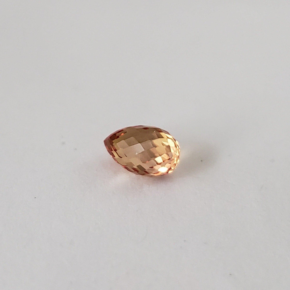  Sapphire | Briolette | Golden | 6.2x4mm | .93ct 1