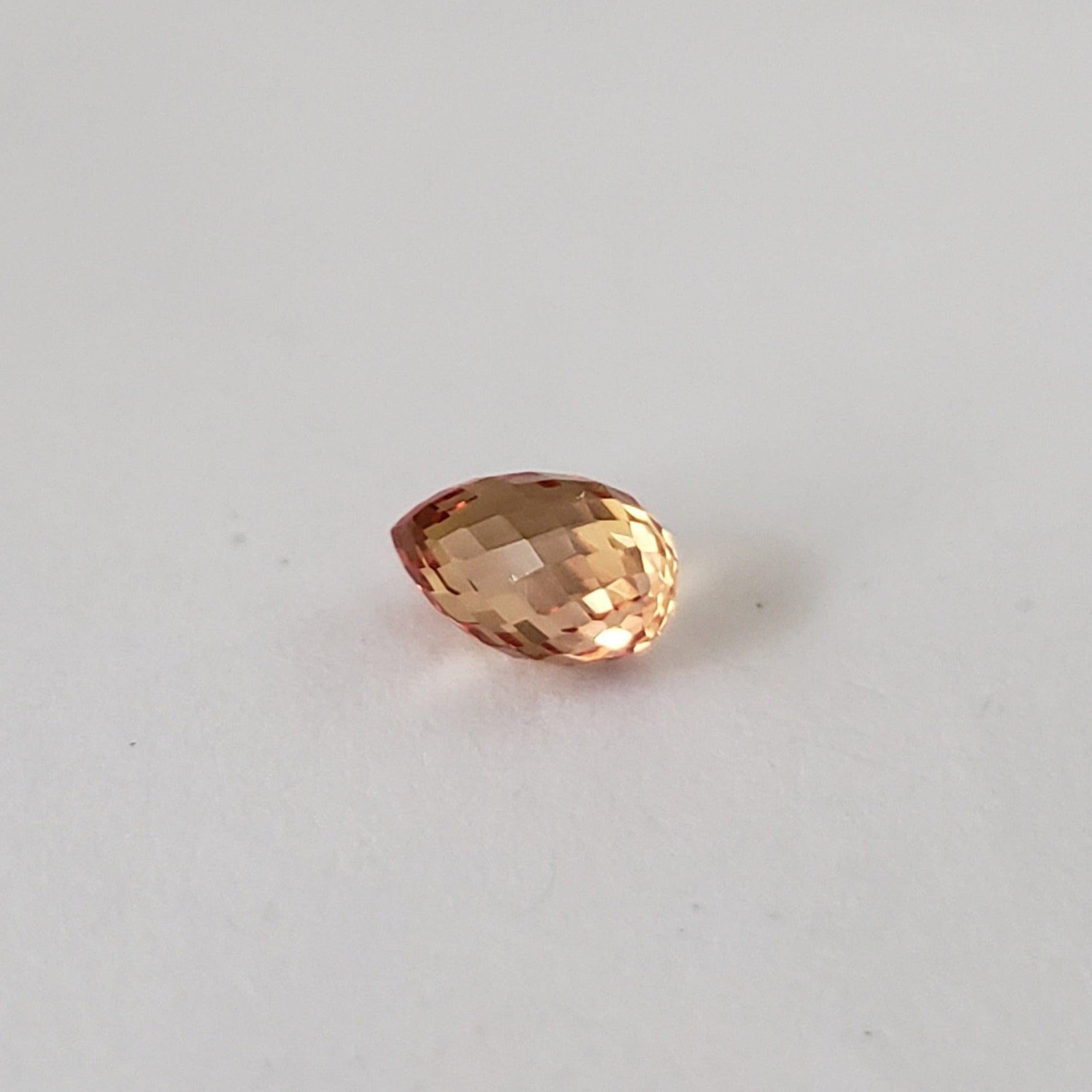  Sapphire | Briolette | Golden | 6.2x4mm | .93ct 1