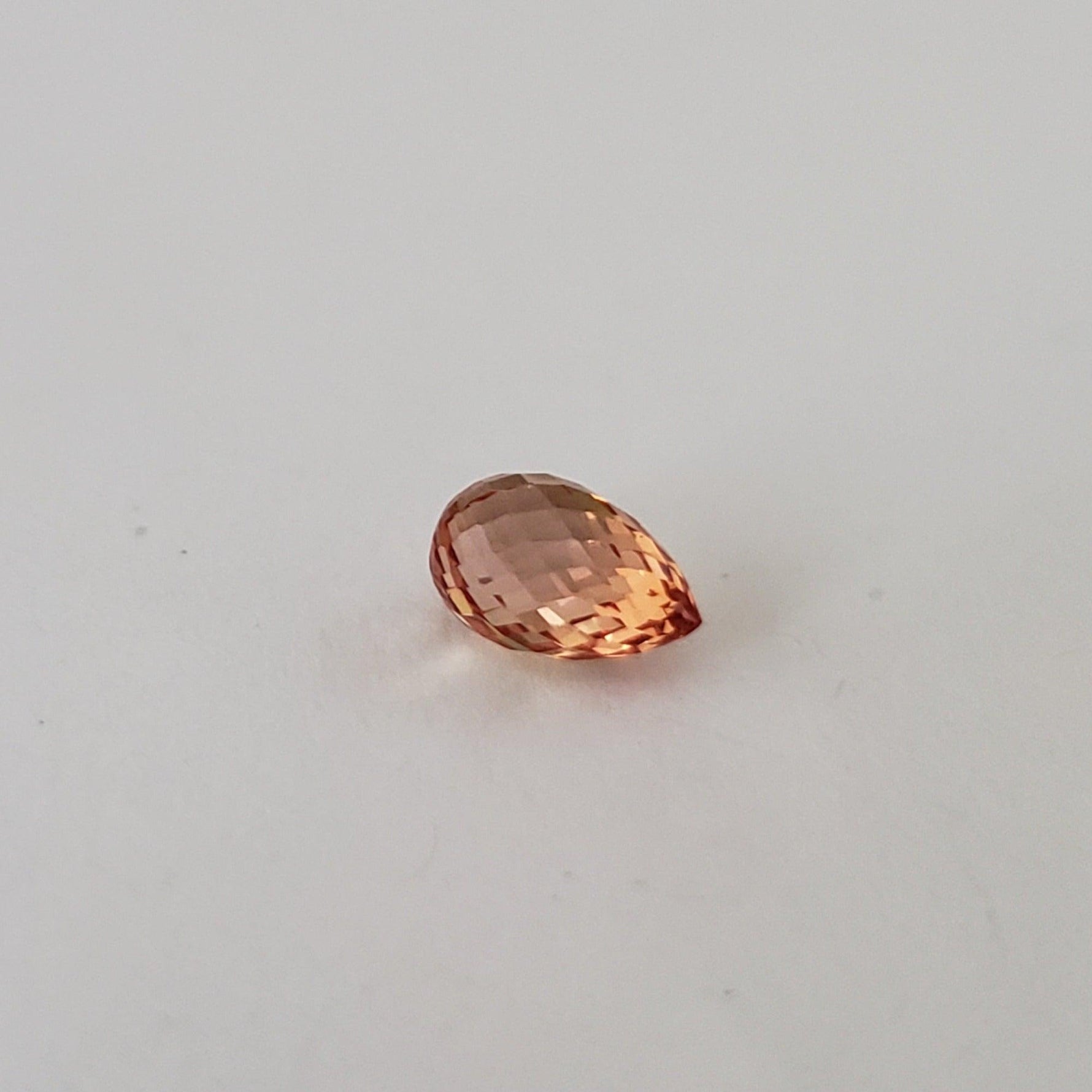  Sapphire | Briolette | Golden | 6.2x4mm | .93ct 3
