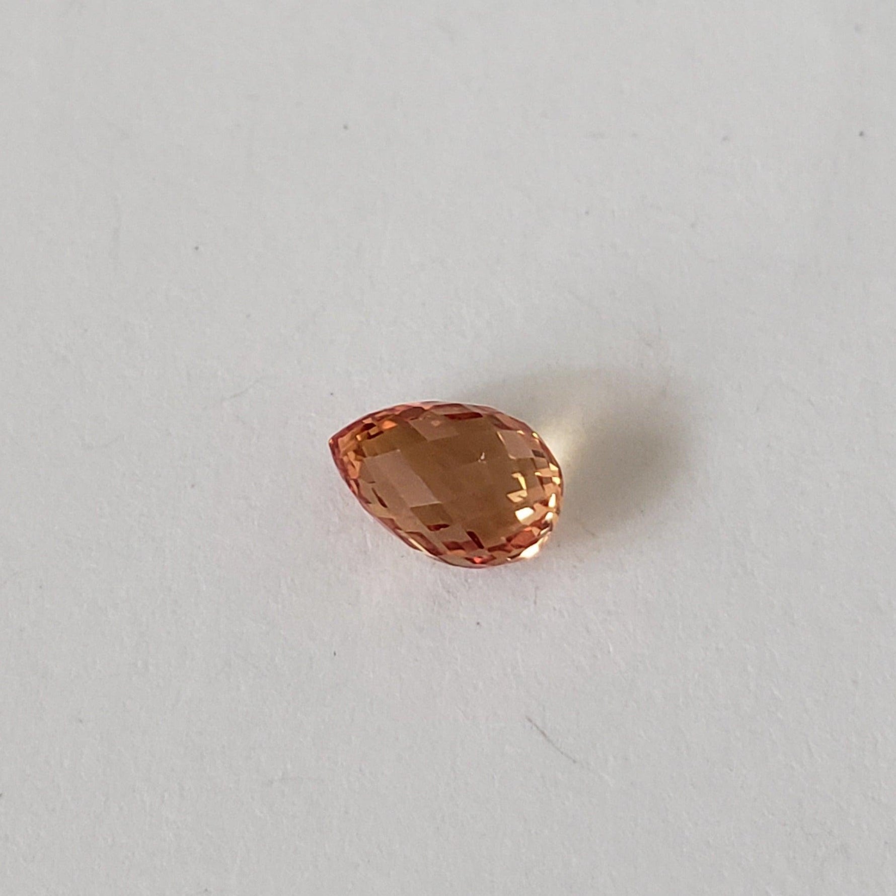  Sapphire | Briolette | Golden | 6.2x4mm | .93ct 5