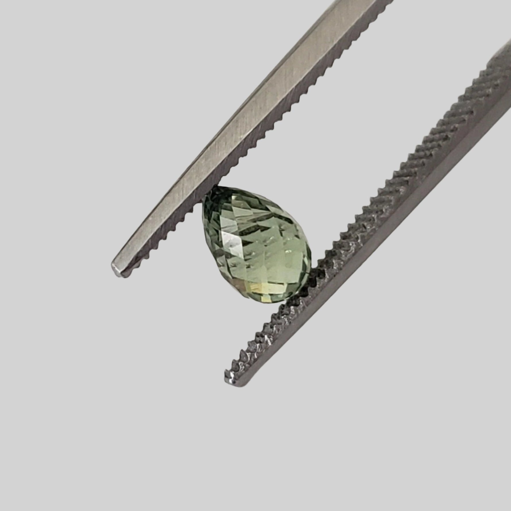  Sapphire | Briolette | Green | 5.9x3.8mm | .83ct 