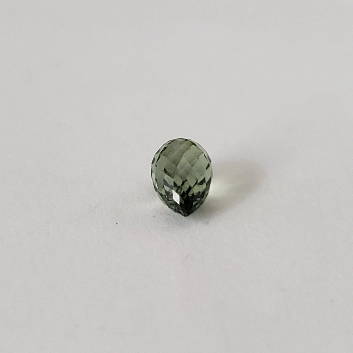  Sapphire | Briolette | Green | 5.9x3.8mm | .83ct 6