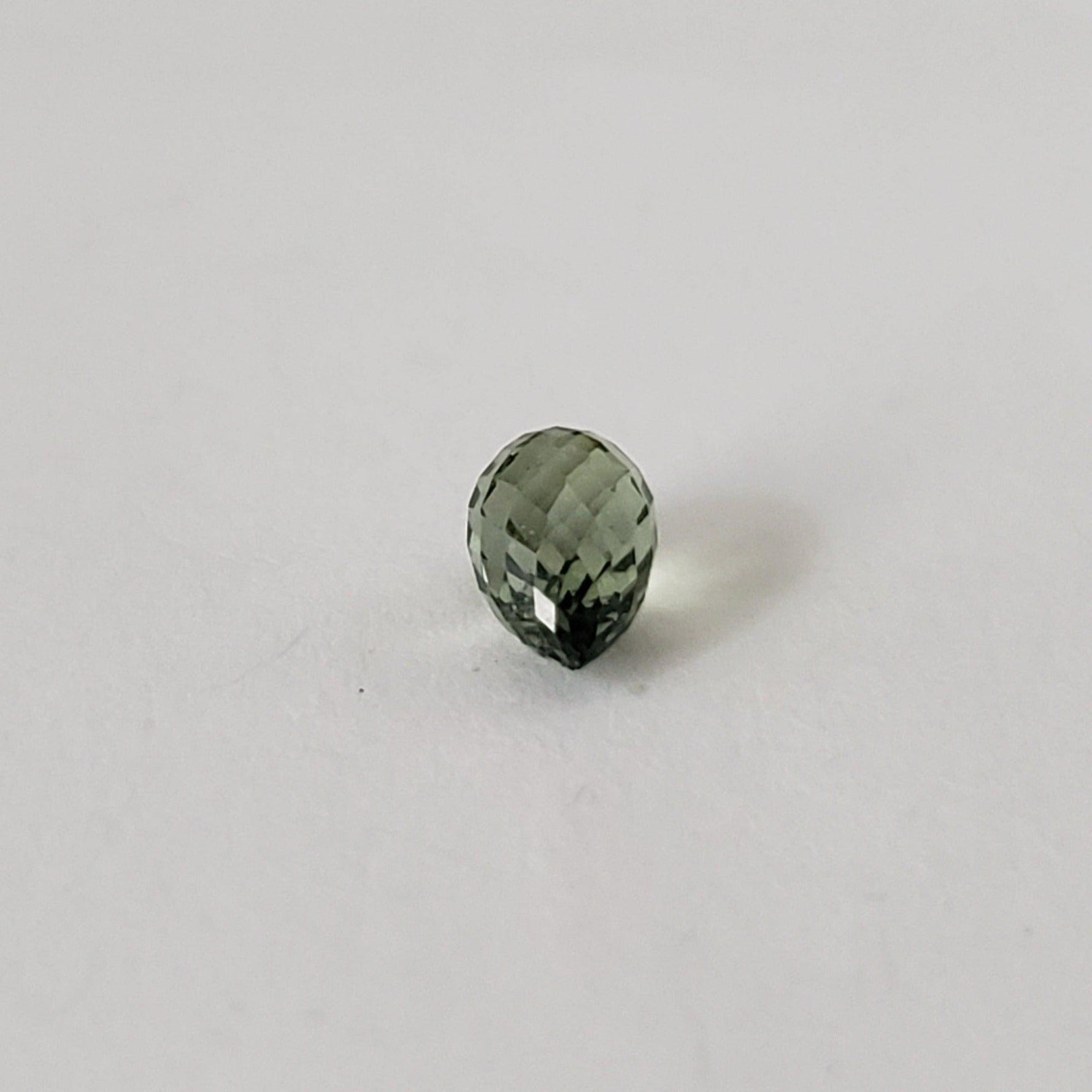  Sapphire | Briolette | Green | 5.9x3.8mm | .83ct 6