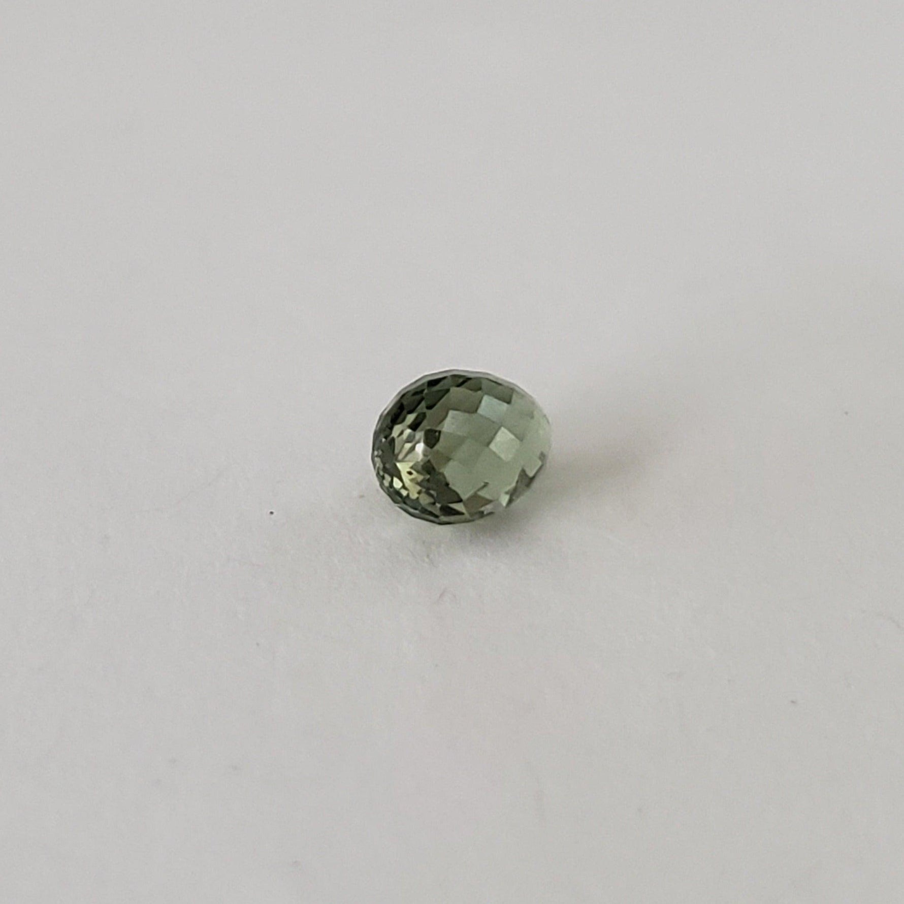  Sapphire | Briolette | Green | 5.9x3.8mm | .83ct 7