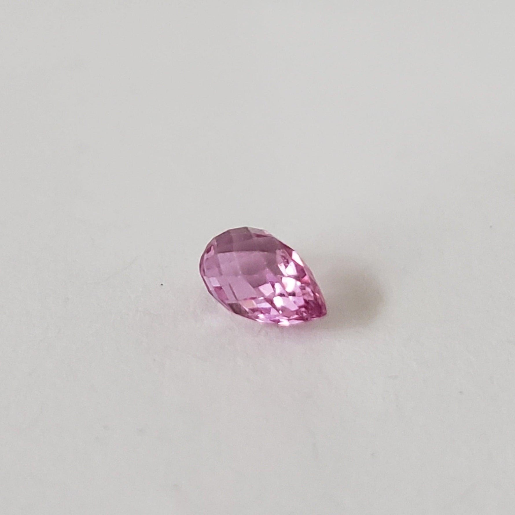  Sapphire | Briolette | Pink | 6.1x3.8mm | .82ct 4