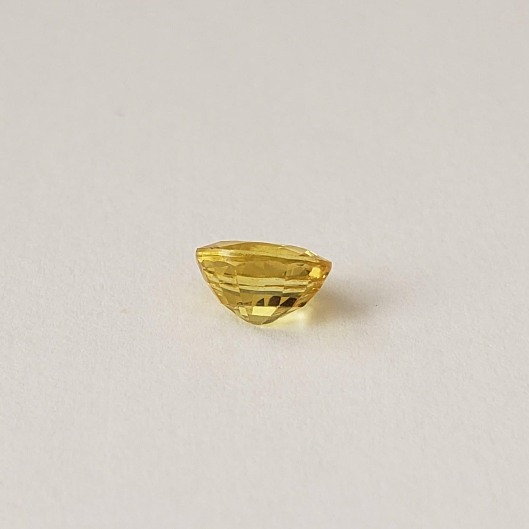  Sapphire | Oval Cut | Canary Yellow | 6.1x5.1mm 1.03ct 3