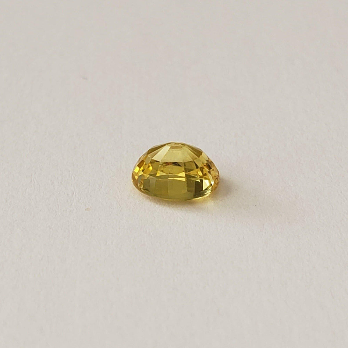  Sapphire | Oval Cut | Canary Yellow | 6.1x5.1mm 1.03ct 4