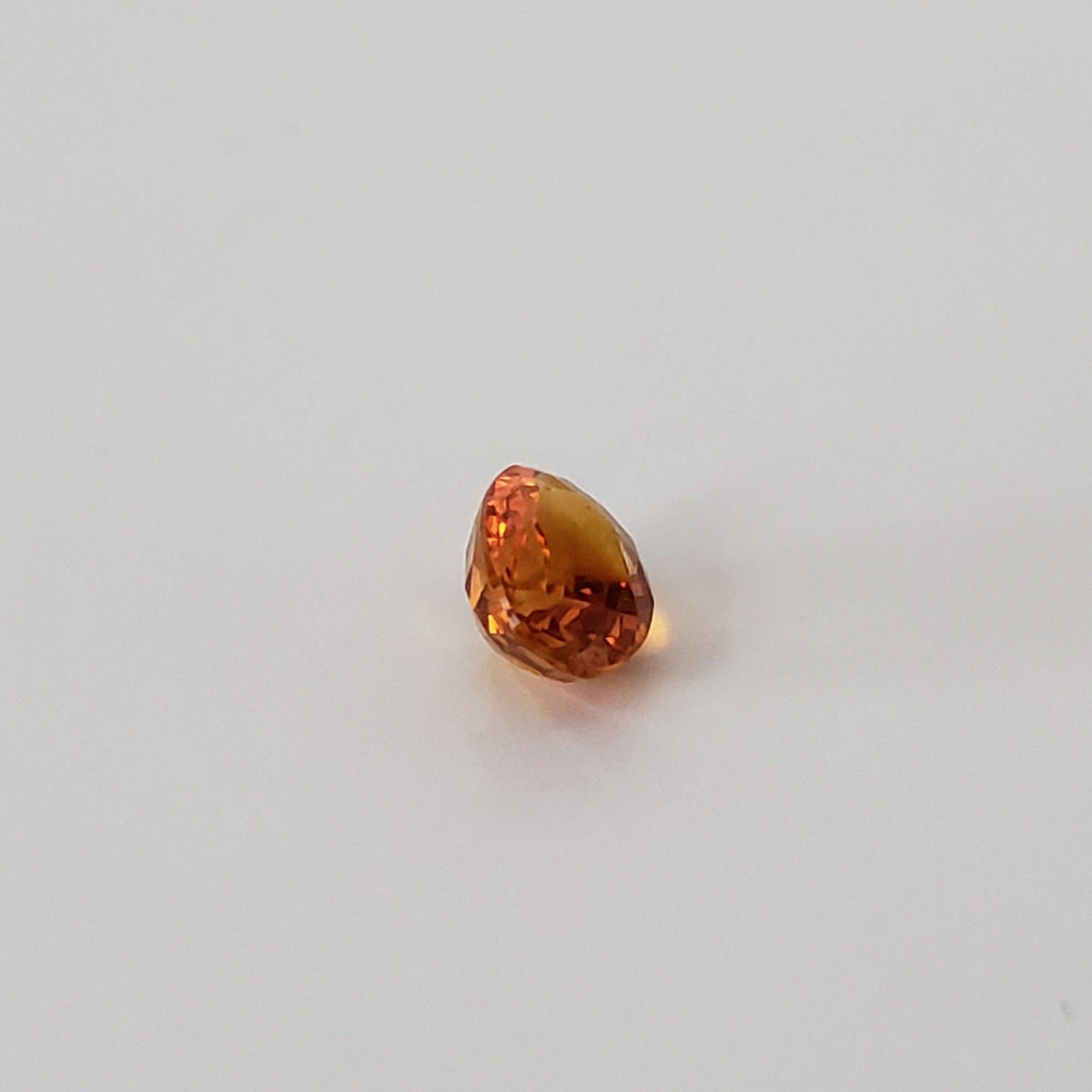  Sapphire | Oval Cut | Golden Orange | 6x4mm 6
