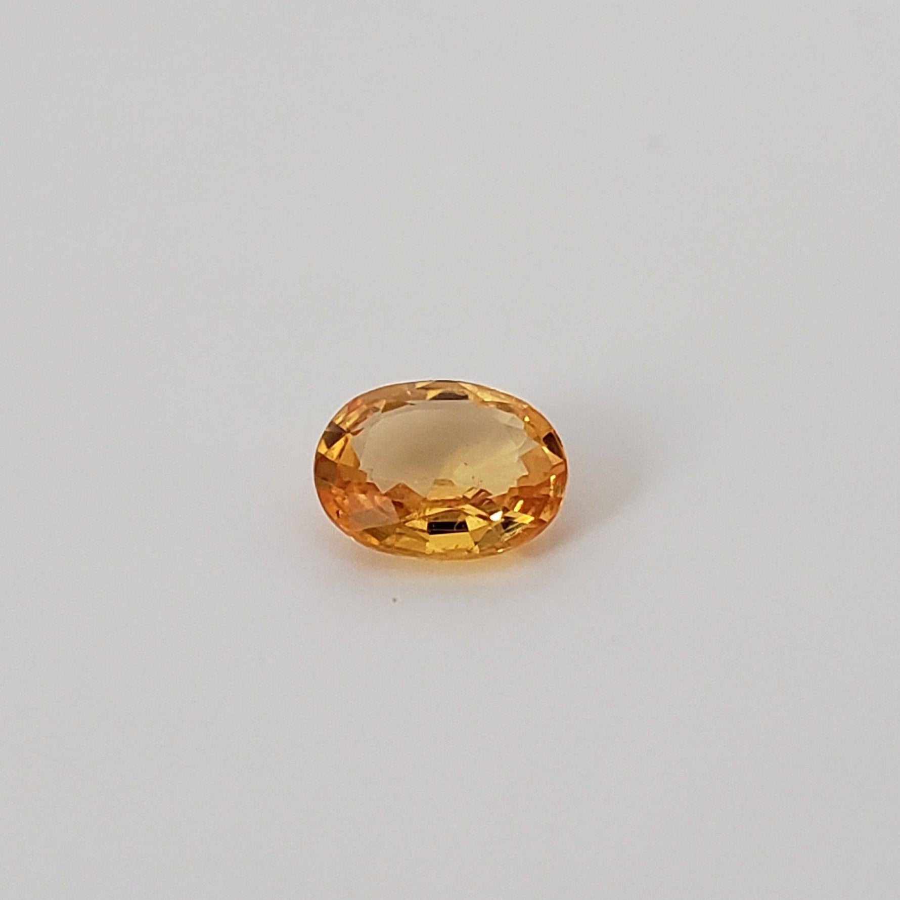  Sapphire | Oval Cut | Golden Yellow | 6x5mm 0.75ct 6
