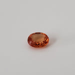  Sapphire | Oval Cut | Pumpkin Orange | 5.5x4.5mm 