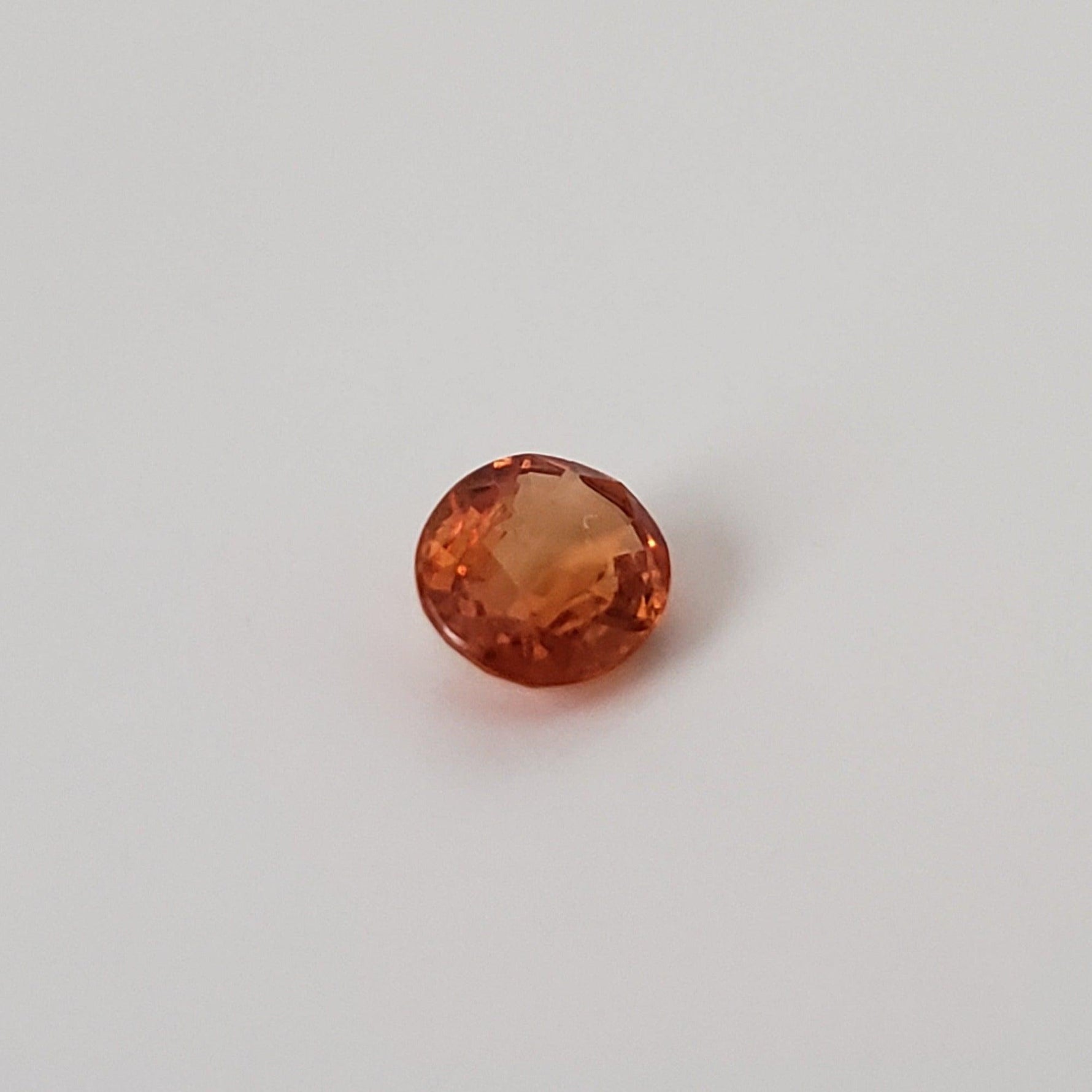  Sapphire | Oval Cut | Pumpkin Orange | 5.5x4.5mm 4