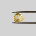  Sapphire | Pear Shape Cut | Yellow | 8.4x7.3mm 1.9ct 