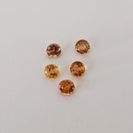  Sapphire | Round Cut | Orange | 2.7mm | SO24 2