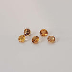  Sapphire | Round Cut | Orange | 2.7mm | SO24 4