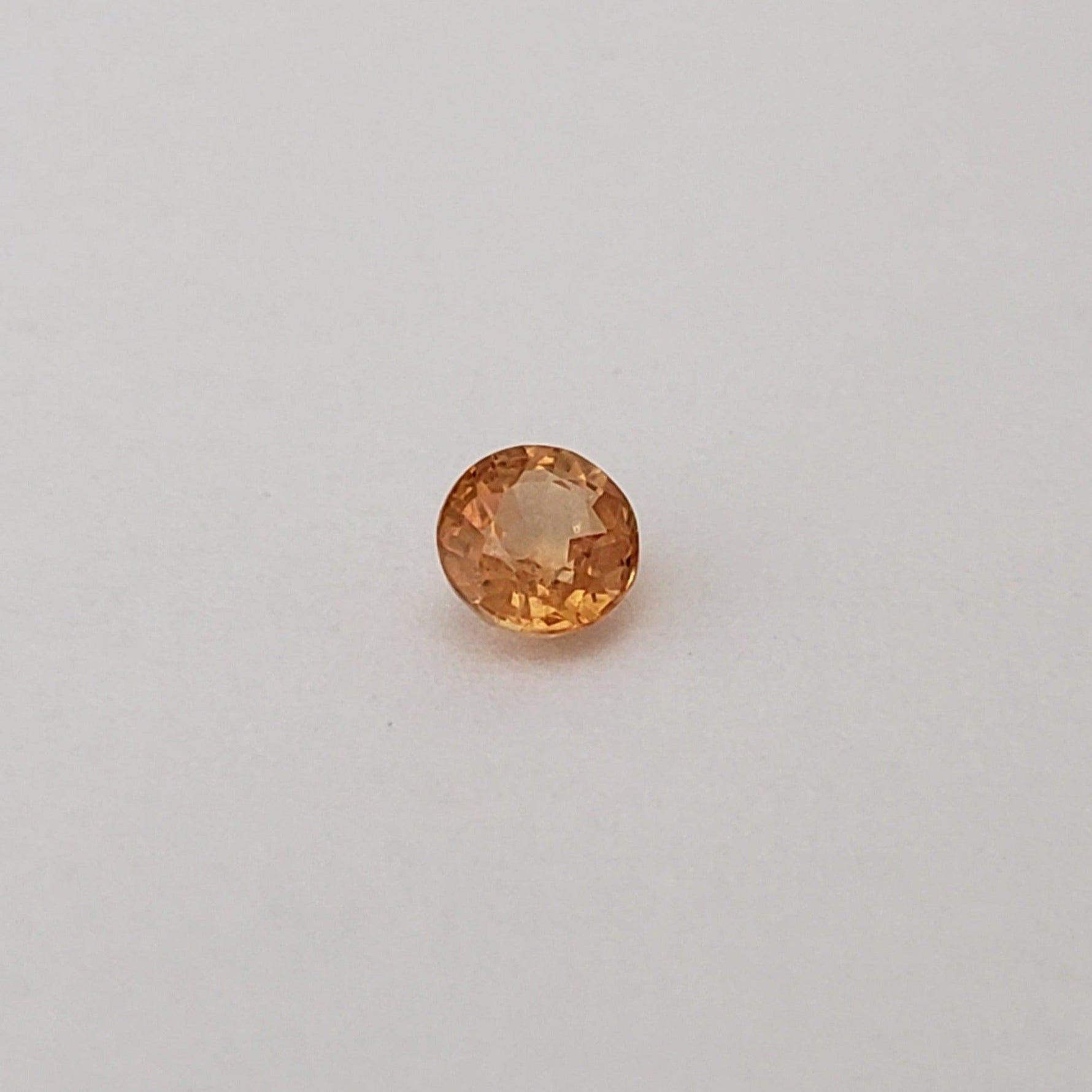  Sapphire | Round Cut | Orange Gold | 3.5mm .25ct | SO24 2