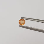  Sapphire | Round Cut | Orange Gold | 3.5mm .25ct | SO24 3